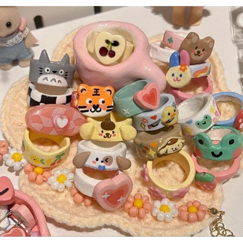 [NEW] Cincin CUSTOM | DIY CLAY | AIR DRY CLAY | CINCIN CLAY KARAKTER