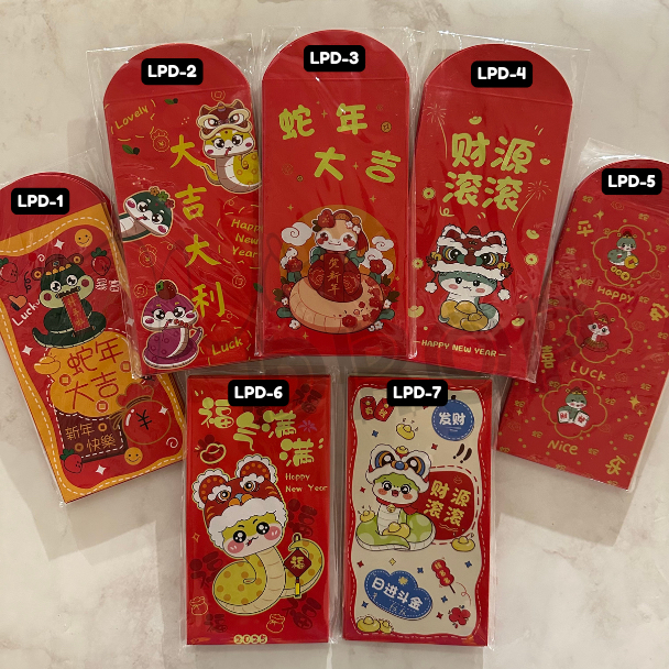 

Angpao Imlek / Angpau Sincia 2025 Tahun Ular