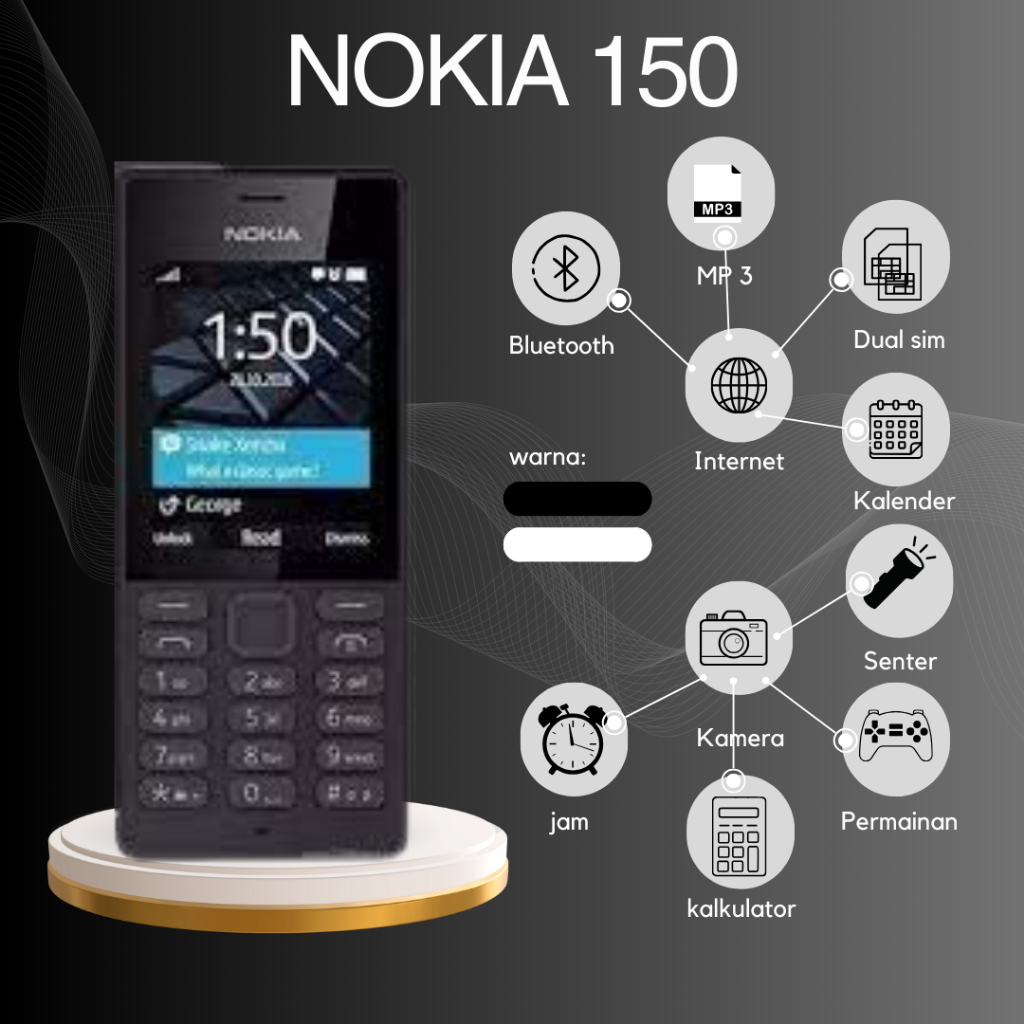 Nokia 150 Nokia 150 Original Nokia 150 Ori Ori Handphone Jadul Ori Nokia 150 Ori Hp  Nokia Jadul Ori