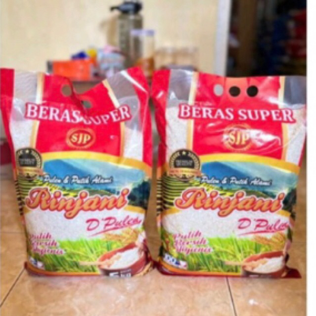 

beras rinjani medium super/3kg dan 5kg/kwalitas super