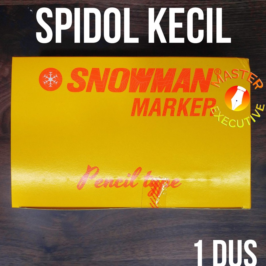 

Terbaik Dus 144 Buah Snowman JAPAN Spidol Kecil Pencil Type Hitam Hijau Kuning Biru Merah
