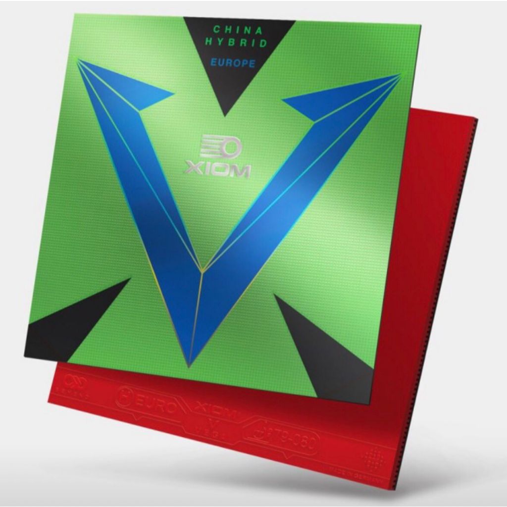 ORIGINAL XIOM VEGA EURO HYBRID Karet Rubber Bet Bat Pingpong Tenis Meja BARU DAN SEGEL