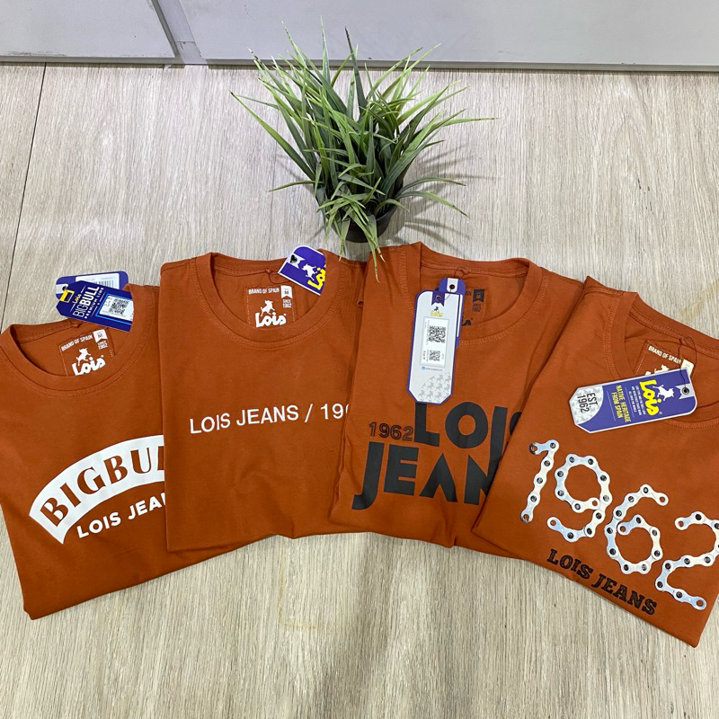 kaos pria lois original new arrival // orange serries