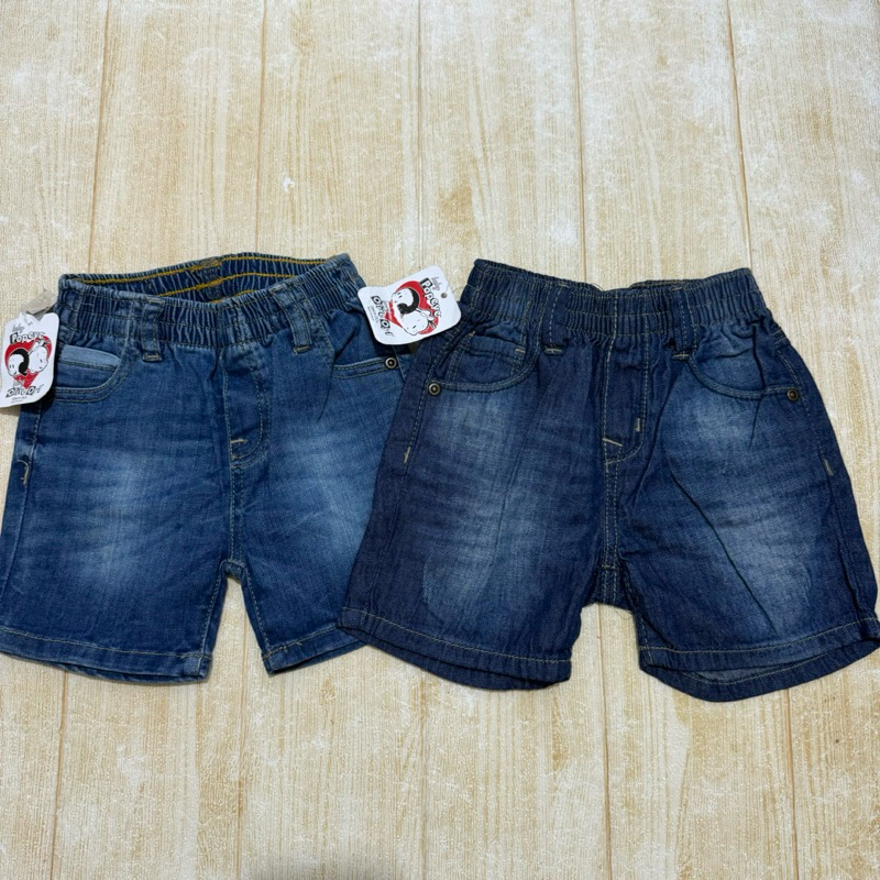 New Arrival  Celana Jeans Pendek Bayi Laki-laki Baby Popeye