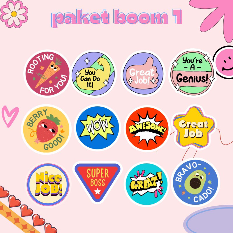

STARLY - PAKET BOOM 1 STIKER LUCU STIKER QUOTES STIKER TUMBLR STIKER BOTOL