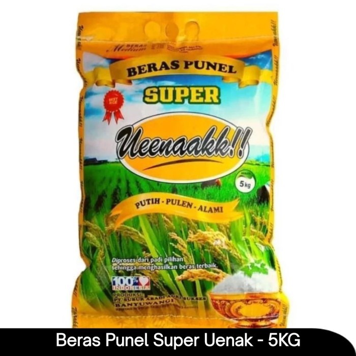 

Beras Super enak Beras Punel 5kg