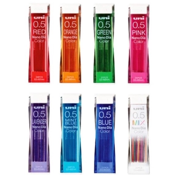 

Hot Uni NanoDia 5 mm Color Erasable Lead Mechanical Pencil Refill