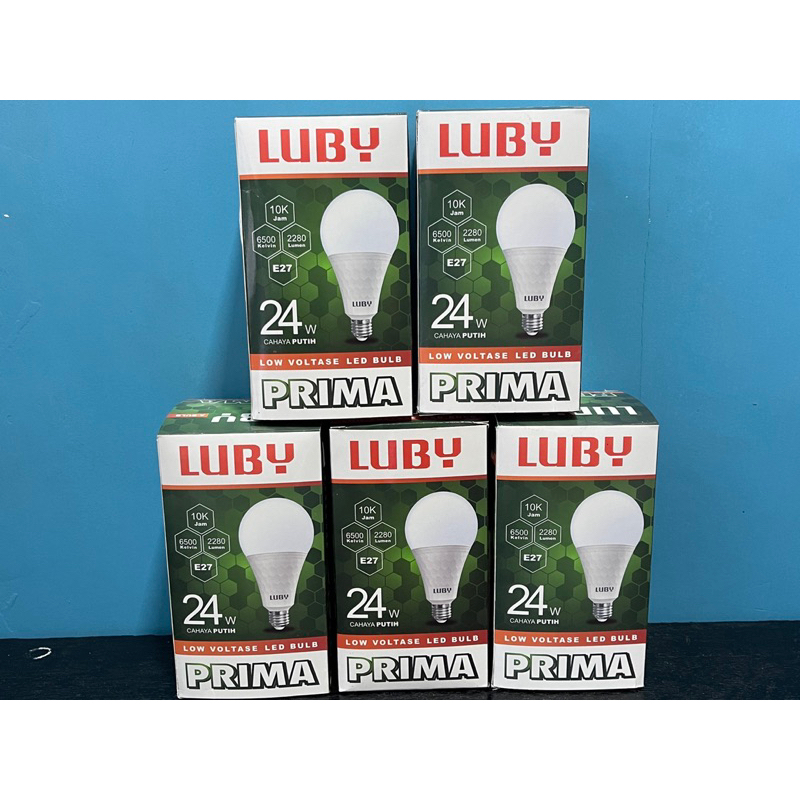 lampu luby oiginil luby prima 24 watt. cahaya terang