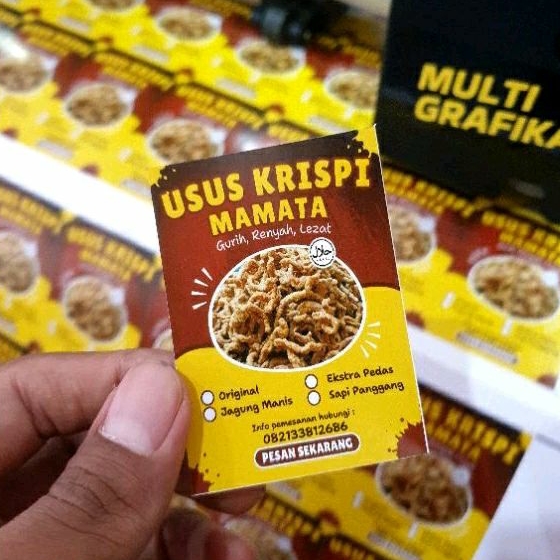 

STIKER LABEL MAKANAN | STIKER A3 CUTTING | STIKER KEMASAN