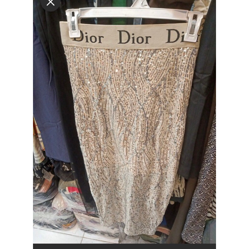 Dior sequin skirt