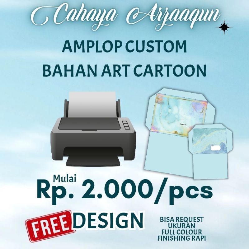

CETAK AMPLOP CUSTOM TERMURAH