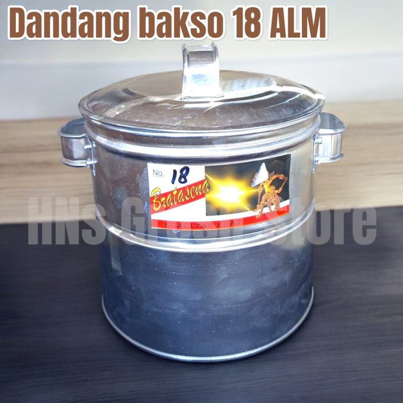 Dandang bakso cilok ukr18 ukr20 ukr22 ukr24 bahan alumunium grosir