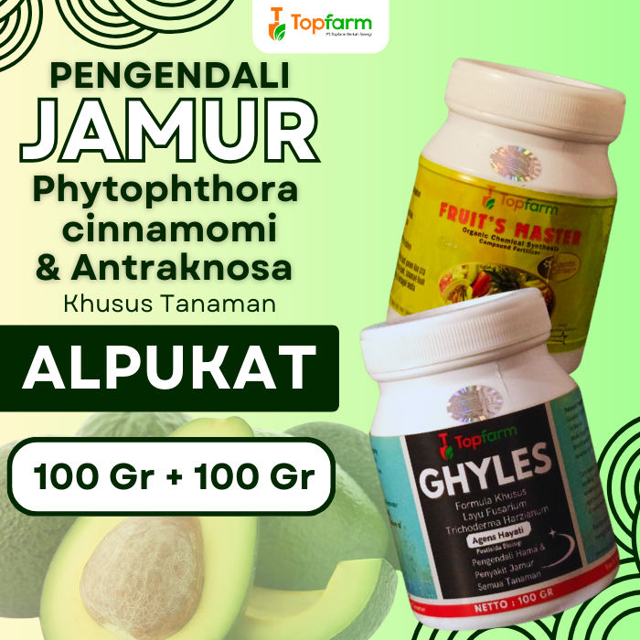 Fungisida Topfarm / Obat Jamur Pohon Alpukat / Obat Buah Alpukat Anti Rontok / Obat Alpukat / Obat B