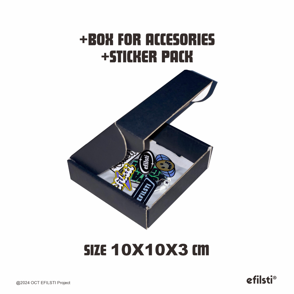 

+Tambahan box untuk accesories include box dan sticker pack