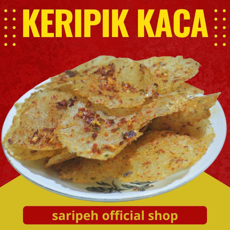 

KERIPIK KACA 1 KG Original Pedas Daun Jeruk Kriuk saripeh snack