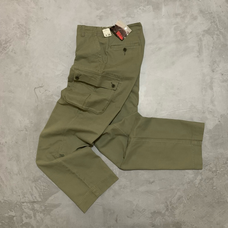 First Down BNWT Cargo Pants | Celana Cargo Hijau FirstDown