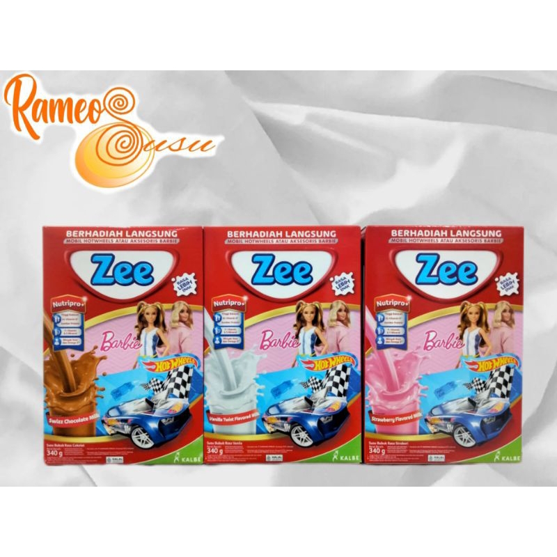 

Zee 340gr kemasan baru gratis hotwheels atau barbie