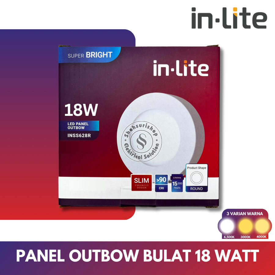 IN-LITE LED PANEL 18W 18 W 18 WATT BULAT INSS626R/INSS628R OUTBOW
