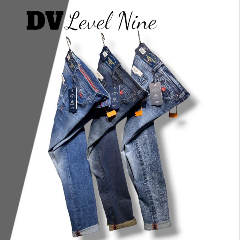 Celana Panjang Jeans Pria Dv Level Nine Original