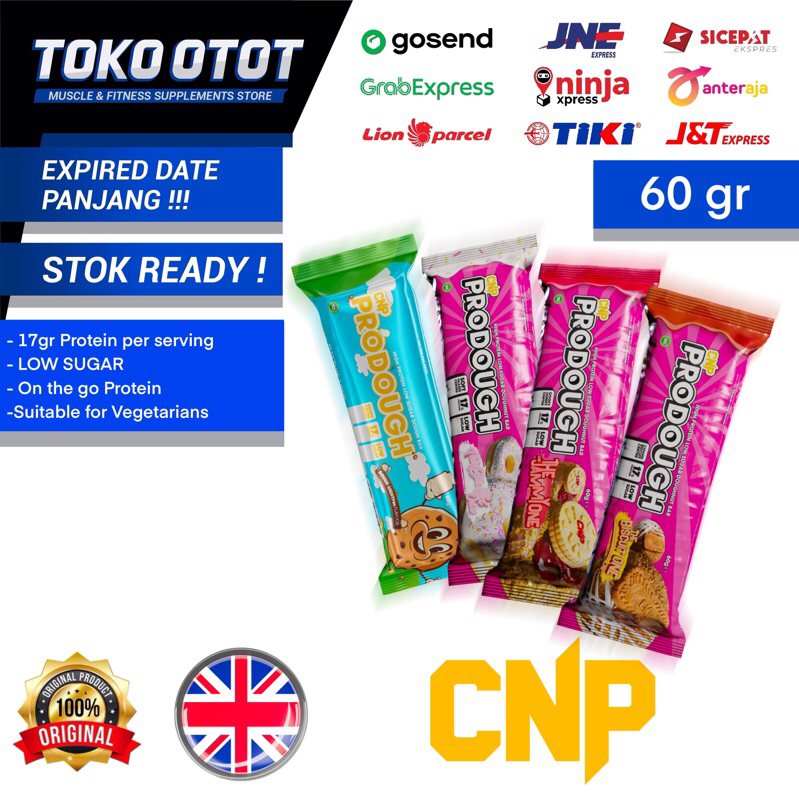 

CNP Prodough Bar 1pcs 60gr High Protein Bar Healthy Snack CNP Professional UK
