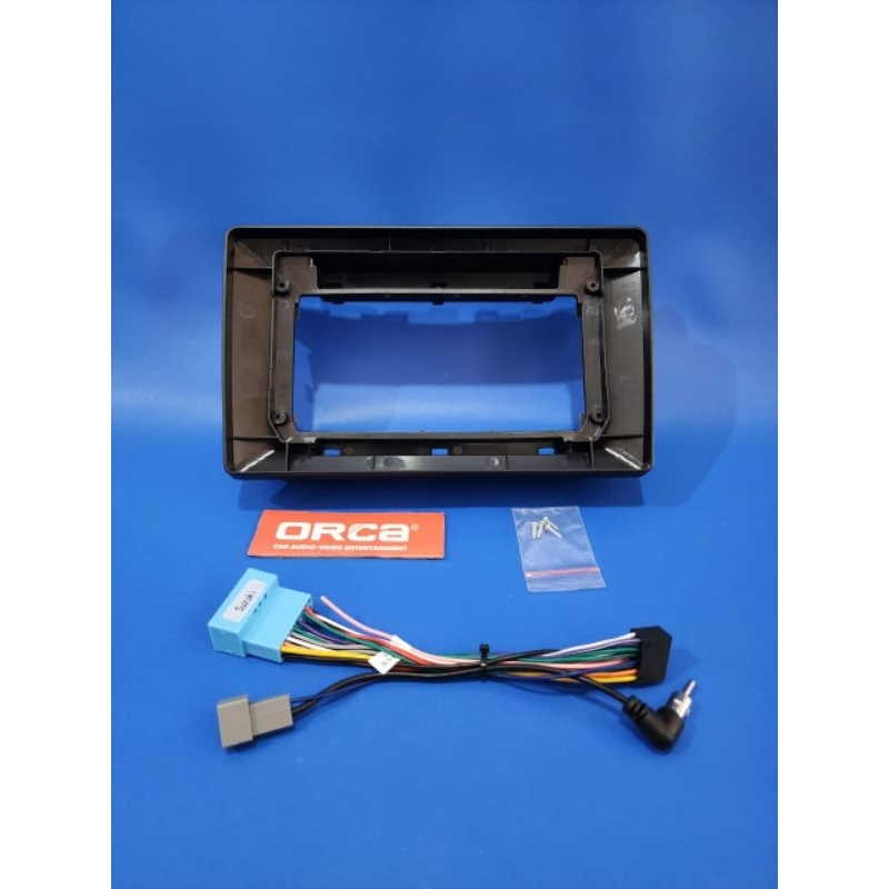 Frame head unit android 10 inch mobil suzuki ertiga 2012-2017