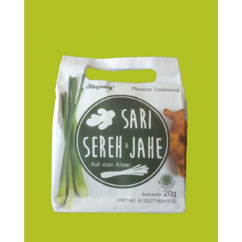 

Sari Sereh dan Jahe Hanjuang Kemasan Kantong isi 5 pcs