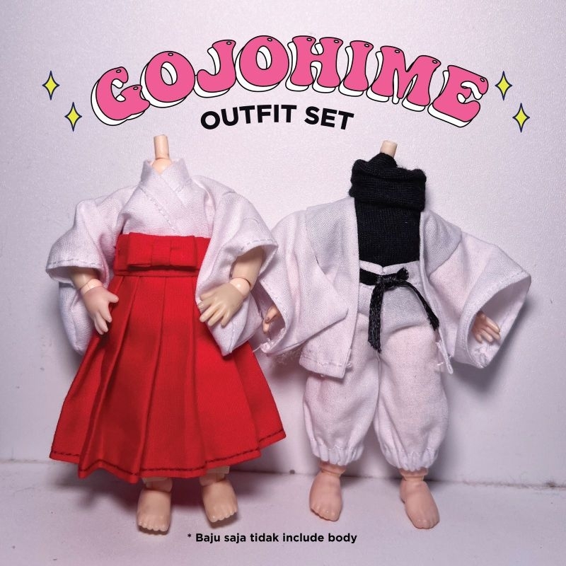 Gojo Satoru & Utahime Iori Nendoroid Clothes