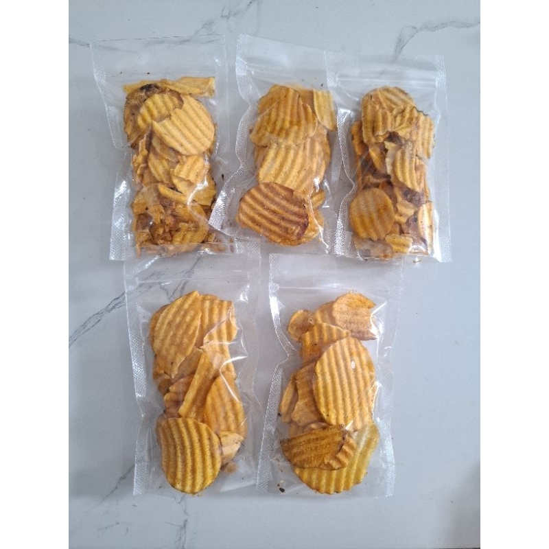 

Kripik Talas Renyah Gurih kemasan Pouch
