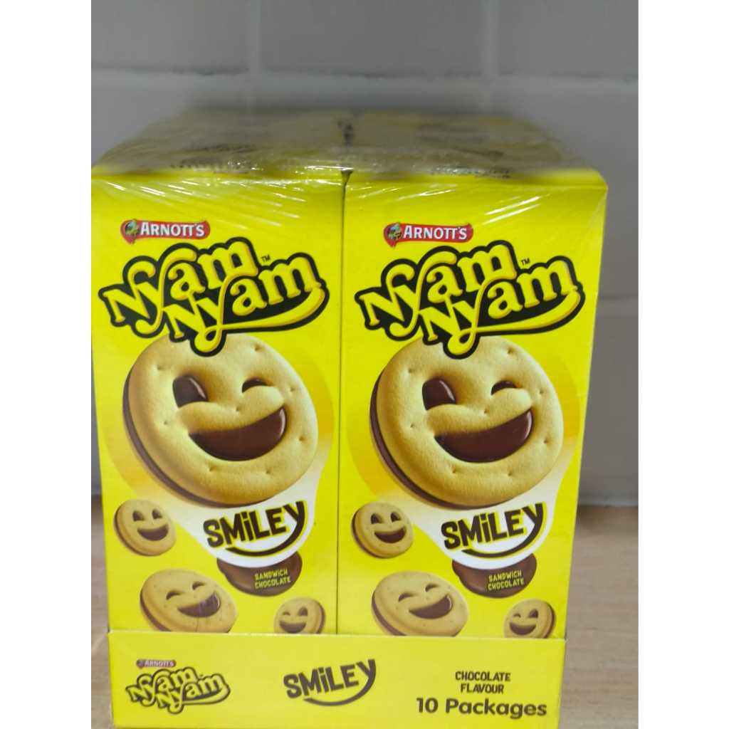 

NYAM-NYAM SMILEY CHOCOLATE FLAVOUR - 1PACK ISI 10PCS