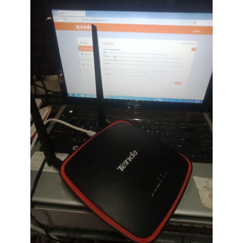 Tenda AP4 +adaptor WISP mode