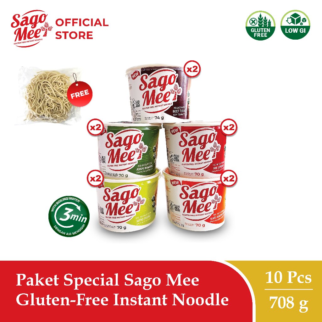 

Sago Mee Paket Mix Gluten Free Mie Instan All Varian