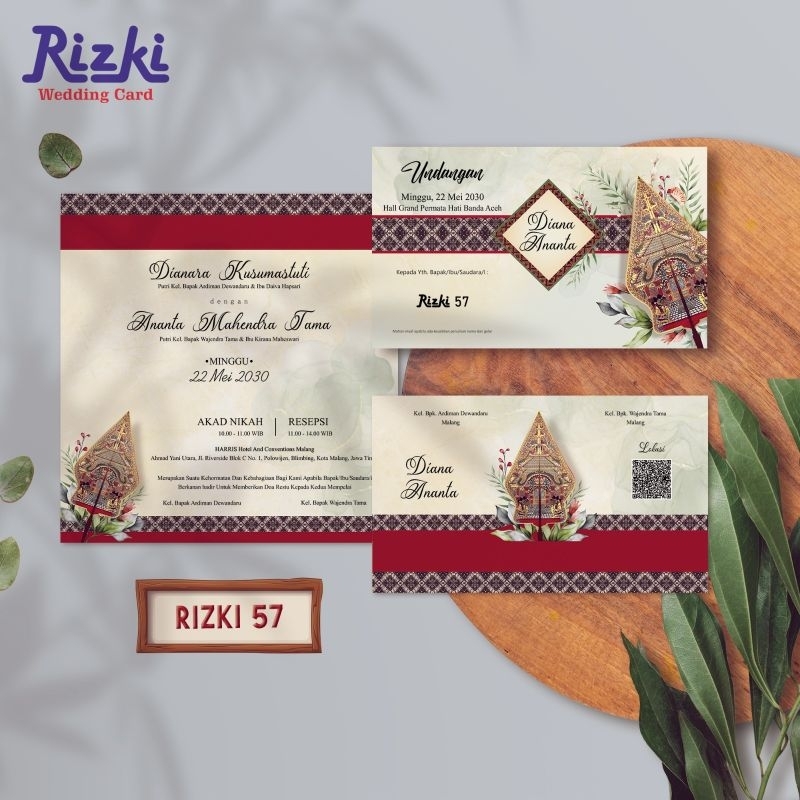 

Blangko Undangan Kertas Undangan Pernikahan Terbaru Rizki 57 | Free File Setting|Cahaya Undangan