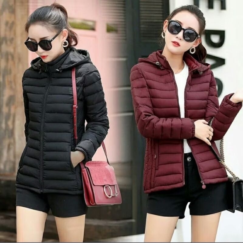 Jaket Musim Dingin Wanita/ Winter Coat Bulu Tebal