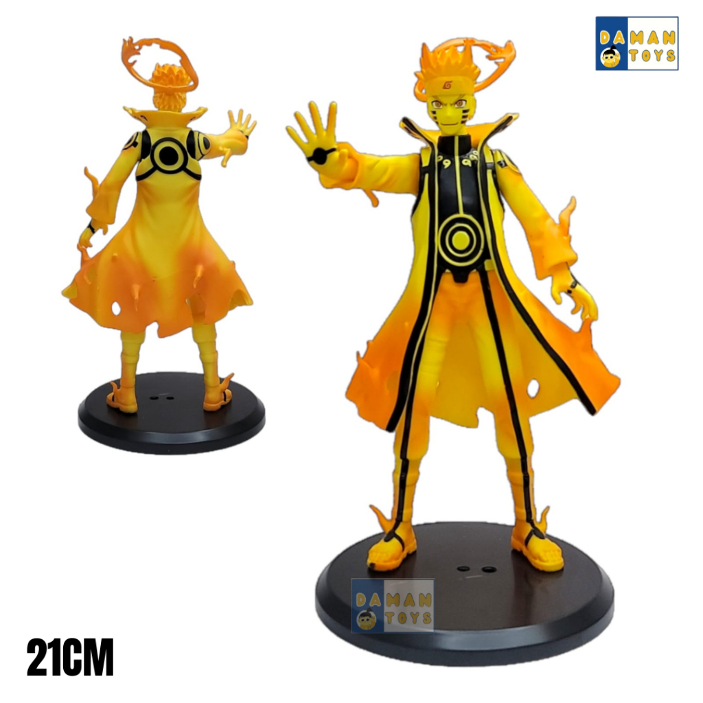URBANZENT - Action Figure Naruto Kyubi Biju Mode Rasengan Six Pats Rikudo