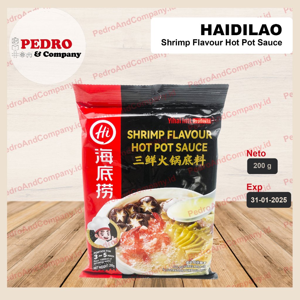 

HaiDiLao - Shrimp flavor hotpot sauce/ sop instant hotpot udang(200gr)