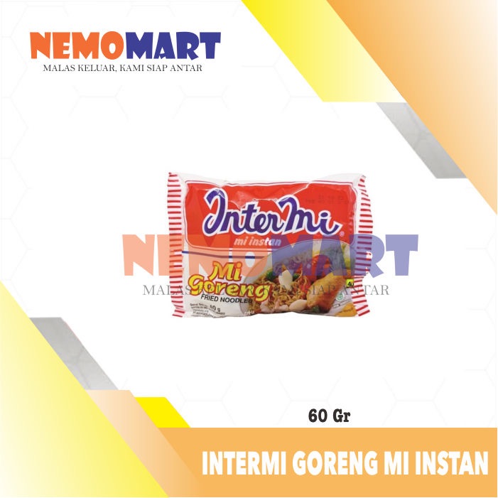 

INTERMI MIE INSTAN GORENG 60 G GR INTER MI 60GR 60G INTERMIE