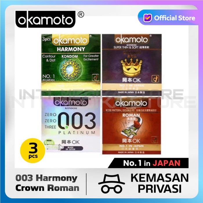 [ISI 2 PCS | 3 PCS] Kondom Jepang Premium Anti Bocor Okamoto Sagami_Cerianti
