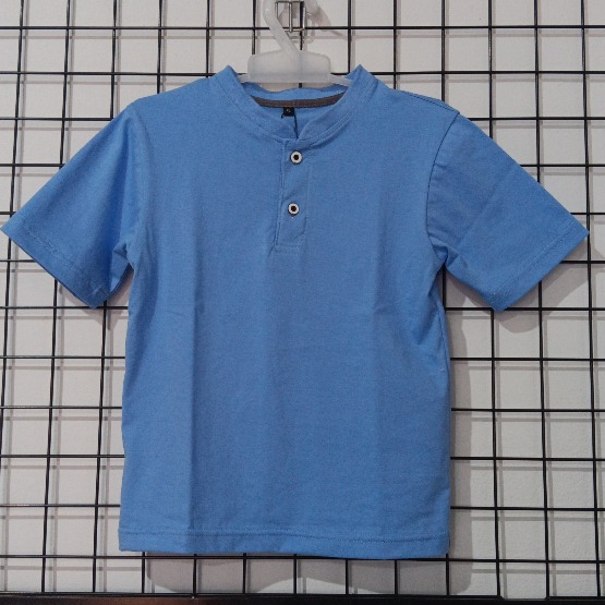 Kaos wangky Anak Cotton Combed 30s Warna Biru Muda