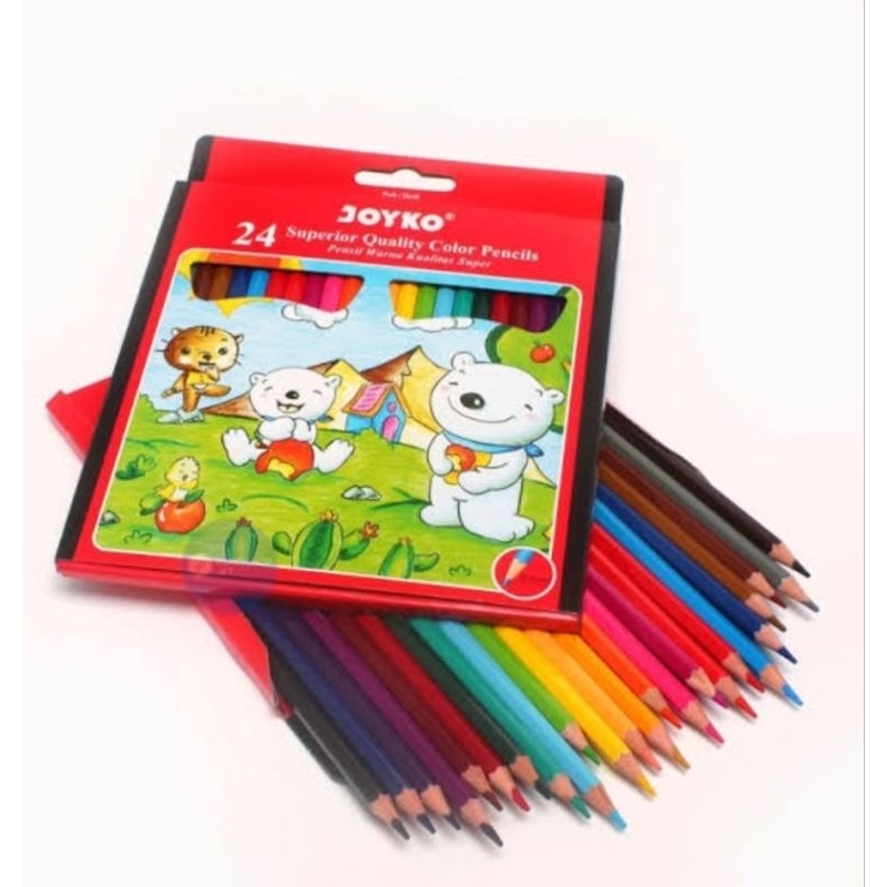 

tyvf ( 6 Set ) Pensil Warna Joyko 24w CP-24PB
