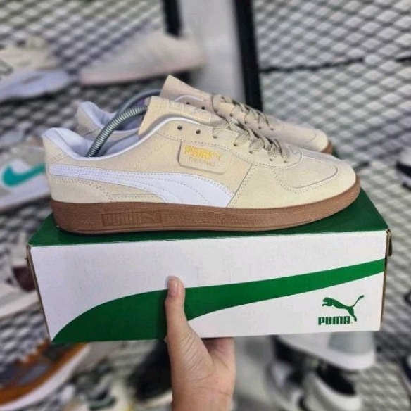 EOS - Sepatu Sneakers Puma Palermo Cream White Suede