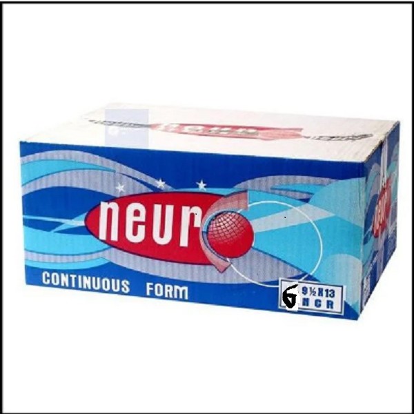 

Continous Form 9 1/2 x 13" 6 Ply bagi 2 Neuro NCR (UKURAN FOLIO/F4)