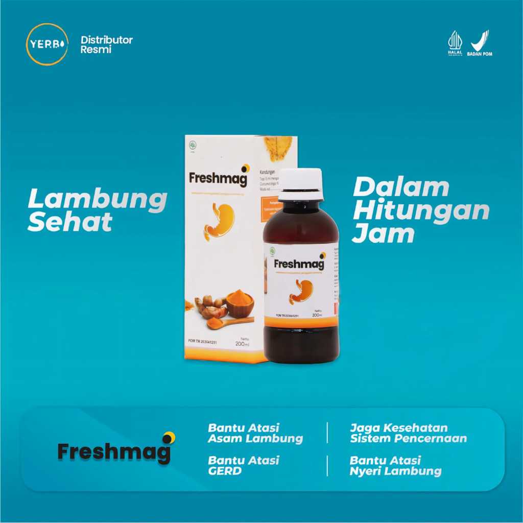 

Freshmag – Lambung Sehat, Dalam Hitungan Jam Mengatasi Permasalahan Asam Lambung Mengatasi GERD Mengatasi Infeksi Lambung Memperlancar Pencernaan dan Sirkulasi Darah Obat Lambung Obat Pencernaan Obat Racun Obat Nafsu Makan