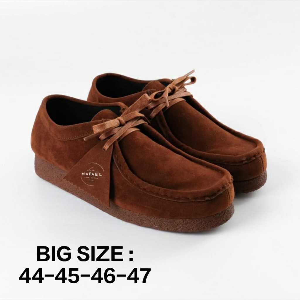 Sepatu Big Size Suede FullTan.Sepatu pria ukuran 45-46-47