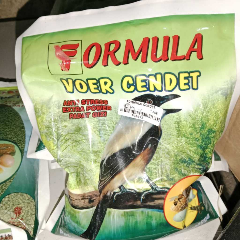 formula voer cendet pakan burung voer cendet formula