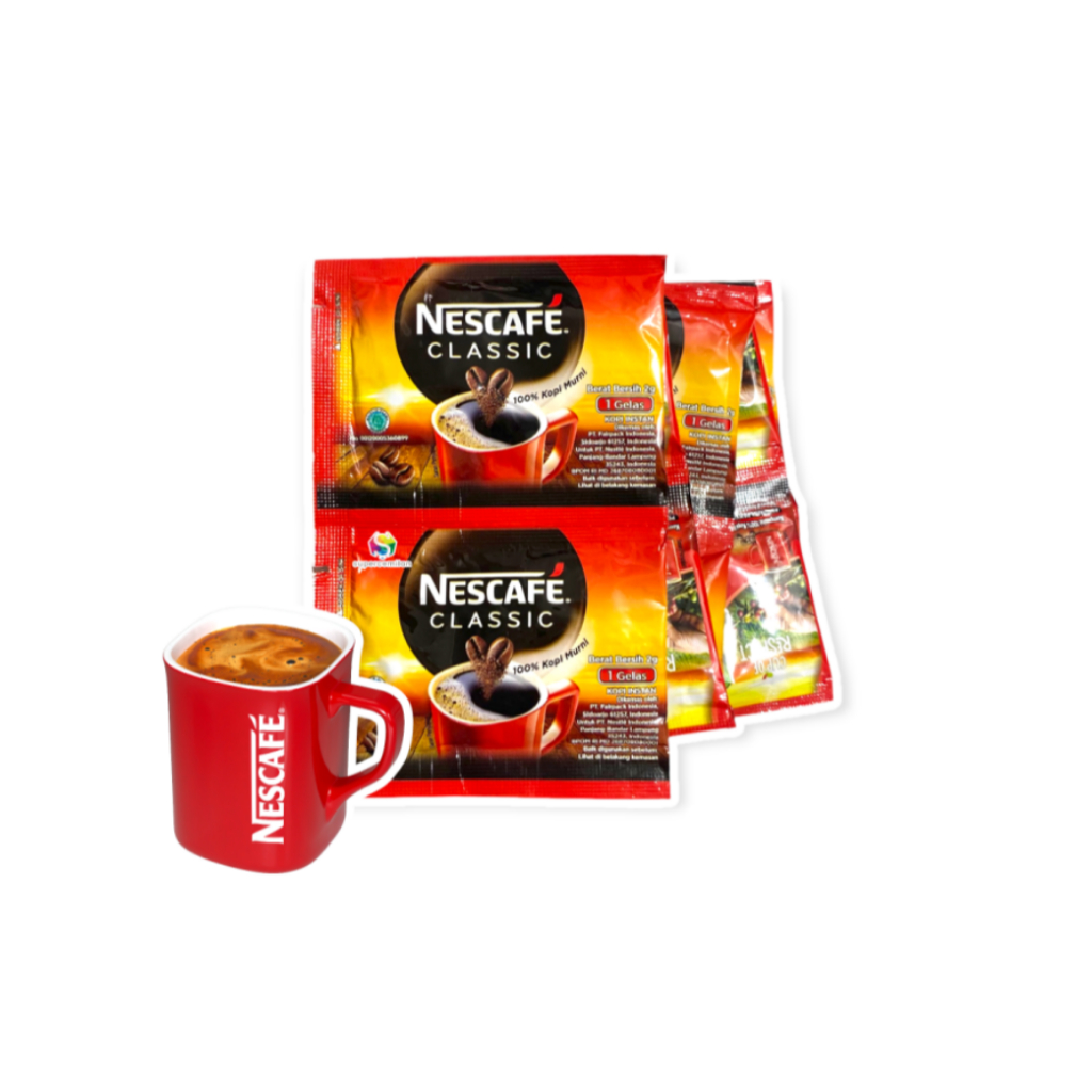 

Serbuk Kopi Nescafe Classic 2gr Caffee Renteng 10 Saset Renceng