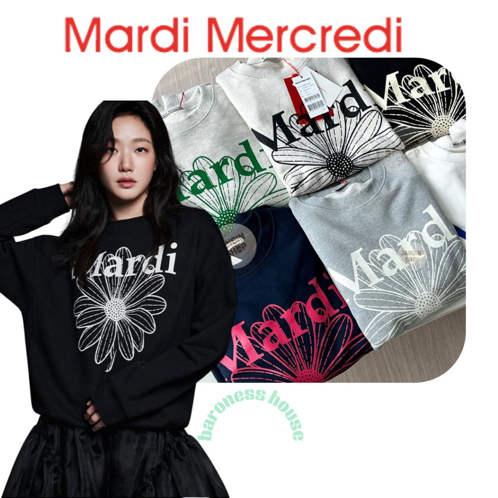 Mardi Mercredi Flower Mardi Sweatshirt