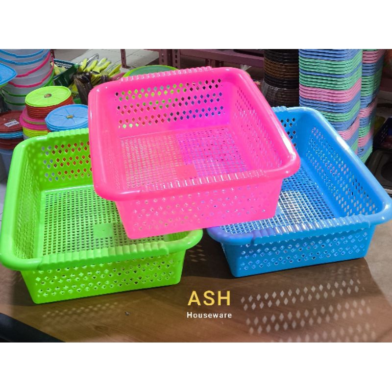 Keranjang Persegi Plastik Besar Tempat Surat Kotak Tebal Hantaran