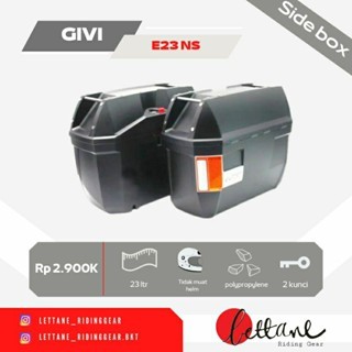 GIVI 23NS SIDE BOX Box Samping GIVI E23 MODEL PANIER KAPASITAS 23LTR DENGAN LAMPU SEIN