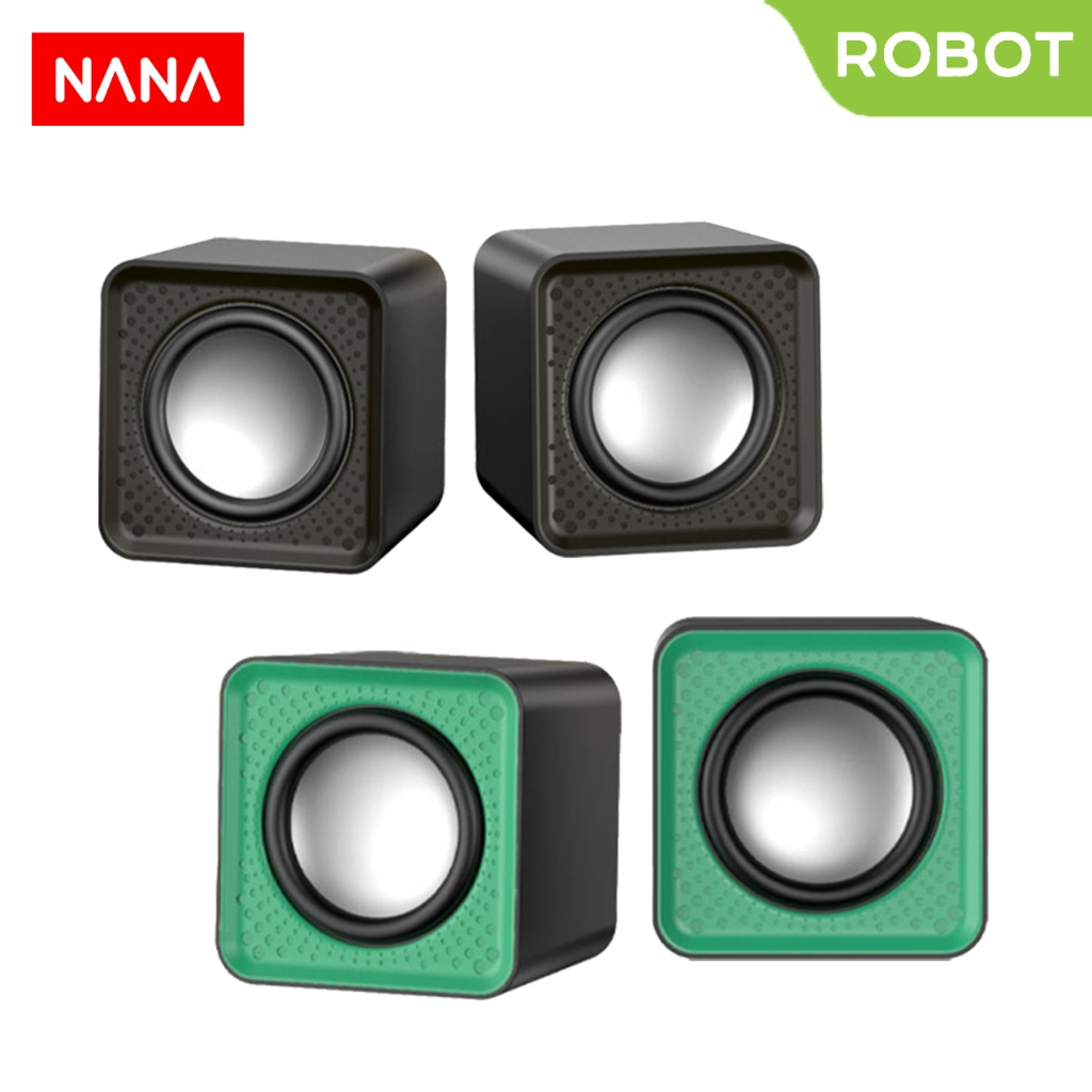 NANA - Robot Speaker RS260 Multimedia Speaker Komputer Laptop Robot