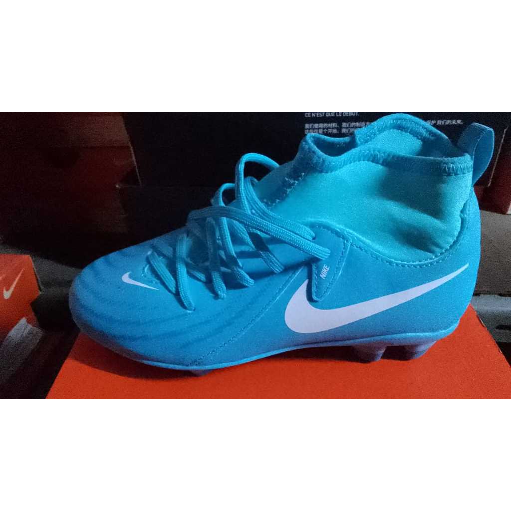Nika Phantom Luna FG JR Blue - Sepatu Bola Anak